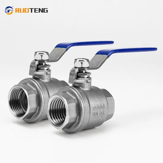 Válvula de retenção flutuante industrial/sanitária NPT/BSPT/Bsp de aço inoxidável CF8/CF8m DN15/filtro/válvula globo/válvula esférica